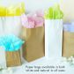 BOTTLE PAPER BAGS 38x15CM NATURAL 2PCS