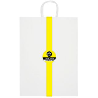 LARGE PAPER BAGS 41x30CM WHITE 2PCS