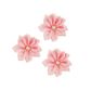 FLOWER W DIAMANTES PINK SATIN 8PC