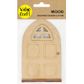 MDF FAIRY DOOR-WINDOW 12.5CM NATURAL 1PC