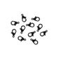 Clasp Lobster 11mm Black 14Pcs