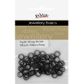 Split Rings 6mm Black 60Pcs
