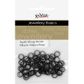 Split Rings 6mm Black 60Pcs