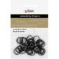 Jump Rings 10mm Black 30Pcs