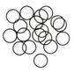 Jump Rings 10mm Black 30Pcs