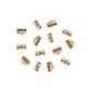 Jf Acc Ribbon Clamp 10Mm Gold 10Pcs