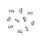 Jf Acc Ribbon Clamp 10Mm Silver 10Pcs