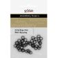 Jump Rings 4mm Black 40Pcs