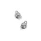 Earring Clip On Small Silver 2Pcs