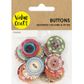 BUTTON MDF WOODEN 2CM ASST DESIGNS 20PC