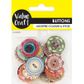 BUTTON WOOD PRINTED 2CM ASST 20PC