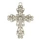 JF 7CM CRUCIFIX SILVER 1PC