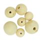BEAD WOOD ROUND ASST NATURAL 10PC