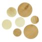 BEAD WOOD DISCS ASST NATURAL 10PC