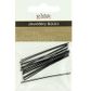 Head Pins 60mm Black 15Pcs