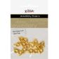 Clasp Bolt Ring 8mm Gold 16Pcs