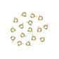 Clasp Bolt Ring 8mm Gold 16Pcs