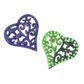 WOOD FLORAL HEARTS NATURAL 6PCS