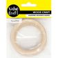CRAFT WOOD HOOPS 8CM 2PCS