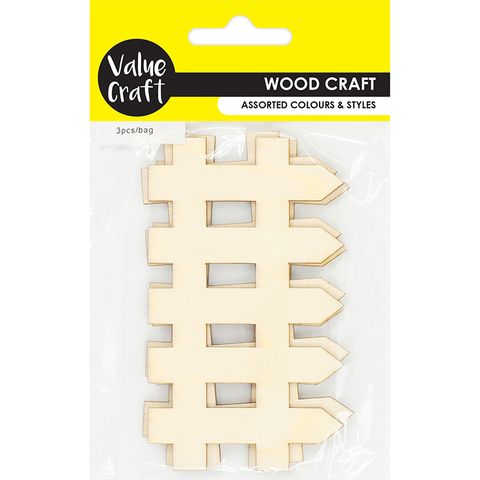 Wood Fence 11Cm 3Pcs