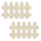 Wood Fence 11Cm 3Pcs