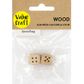 Craft Wood 15Mm Dice 2Pcs