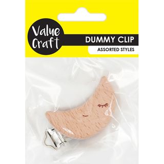 Wood Moon Dummy Clip 1Pc