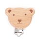 Wood Bear Dummy Clip 1Pc