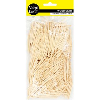 CRAFT WOODEN MATCHSTICK NAT 800PCS