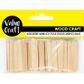 CRAFT WOOD ICY POLE STICK 55MM NAT 250PC