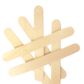 CRAFT JUMBO ICY POLE STICKS NAT 30PCS