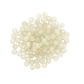 BEAD PLASTIC ROUND FACET 7MM WHT AB 20G