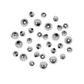 Bead Plastic Round 6-8mm Silver 20G