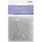 Bead Plastic Round 6-8mm White AB 20G