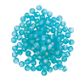 Bead Plastic Round Faceted 7mm Turquoise