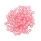 BEAD PLASTIC ROUND FACET 7MM PINK 20G