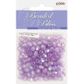 BEAD PLASTIC ROUND FACET 7MM LILAC 20G