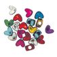 BEAD METALLIC HEART 20G ASSORTED
