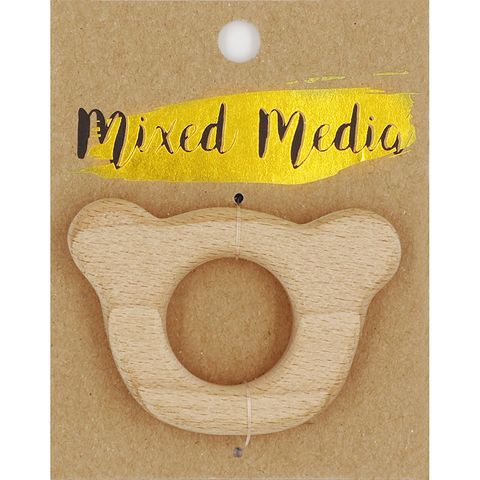 MM WOOD DUMMY RING BEAR