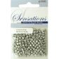 Bead Glass Seed 3.6mm Matt Silver 25G