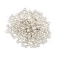 Bead Glass Seed 3.6Mm Met Silver 25G