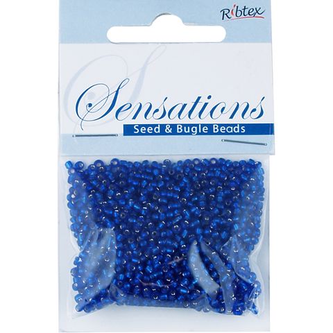 Bead Glass Seed 1.8mm Cobalt Blue 25G
