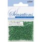Bead Glass Seed 3.6mm Solid Green 25G