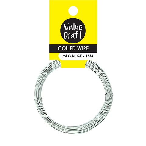CRAFT WIRE SOFT SILVER 15M