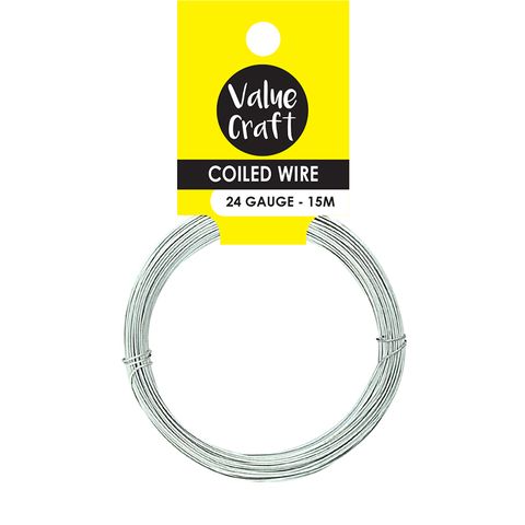 CRAFT WIRE SOFT SILVER 15M