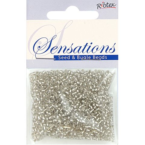 Bead Glass Seed 1.8Mm Silver 25G
