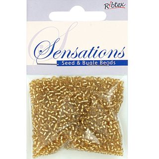 Bead Glass Seed 1.8Mm Gold 25G