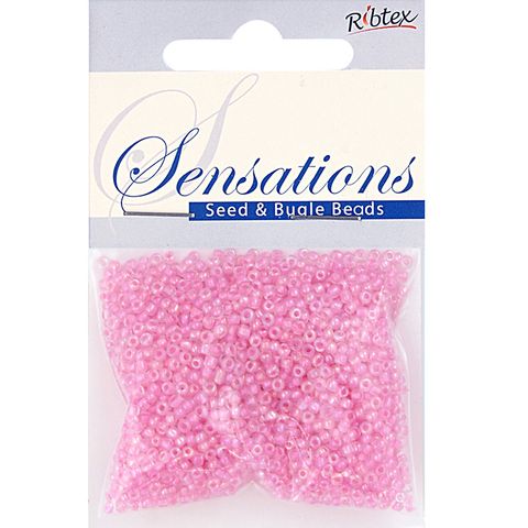 Bead Glass Seed 1.8mm Pink 25G