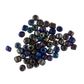 Bead Glass Seed 3.6Mm Black Ab 25G
