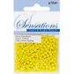Bead Glass Seed 3.6mm Solid Yellow 25G